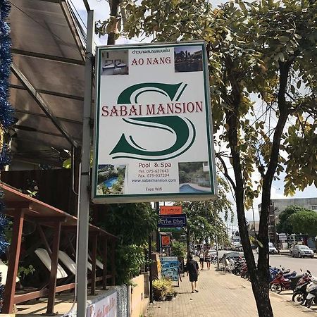Sabai Mansion Apartment Ao Nang Exterior photo